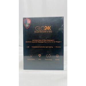 NEW! GLO24K Red Light Beauty Device for Face and Neck  L E D